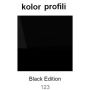 Hüppe Select+ Walk-In ścianka prysznicowa 110 cm wolnostojąca black edition czarny mat/szkło przezroczyste Anti-Plaque SL0108.123.322 zdj.3