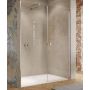 Hüppe Solva TG 4-kąt drzwi prysznicowe 90 cm prawe srebrny połysk/szkło przezroczyste Anti-Plaque S23002092322 zdj.1