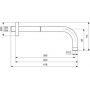 Ideal Standard Idealrain ramię ścienne czarny B9445XG zdj.2