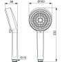 Ideal Standard Alu+ słuchawka prysznicowa srebrny BD580SI zdj.2