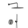 KFA Armatura Moza Gun Metal Grey zestaw prysznicowy podtynkowy termostatyczny z deszczownicą grafitowy 5739-530-61 zdj.1