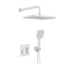 KFA Armatura Malaga White zestaw prysznicowy podtynkowy termostatyczny z deszczownicą biały 5759-530-44 zdj.1