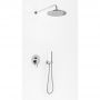 Kohlman Axel zestaw prysznicowy podtynkowy z deszczownicą 30 cm chrom QW210AR30 zdj.1