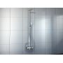 Kohlman Lexis zestaw prysznicowy ścienny z deszczownicą chrom QW276L zdj.3