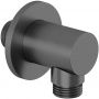 Kludi A-QA przyłącze kątowe czarny szczotkowany 65547N2-00 zdj.1