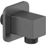 Kludi A-QA przyłącze kątowe czarny szczotkowany 65548N2-00 zdj.1
