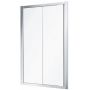 Koło Geo drzwi prysznicowe 110 cm srebrny połysk/szkło przezroczyste 560.143.00.3 zdj.1