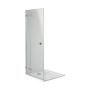 Koło Next drzwi prysznicowe 120 cm wnękowe lewe szkło przezroczyste HDRF12222003L zdj.1