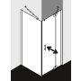 Kermi Filia XP drzwi prysznicowe 140 cm prawe srebrny połysk/szkło przezroczyste FX1WR14020VPK zdj.2