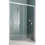 Kermi Nica NI L2R drzwi prysznicowe 160 cm wnękowe prawe srebrny połysk/szkło przezroczyste NIL2R16020VPK zdj.1