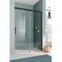Kermi Nica NI L2L drzwi prysznicowe 180 cm wnękowe lewe czarny soft/szkło przezroczyste NIL2L180203PK zdj.1