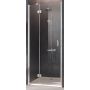 Kermi Osia OS SFL drzwi prysznicowe 110 cm wnękowe lewe srebrny połysk/szkło przezroczyste OSSFL11020VPK zdj.1