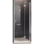 Kermi Osia OS SFR drzwi prysznicowe 110 cm wnękowe prawe srebrny połysk/szkło przezroczyste OSSFR11020VPK zdj.1
