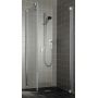 Kermi Raya RA 1KR drzwi prysznicowe 90 cm prawe srebrny połysk/szkło przezroczyste RA1KR09020VPK zdj.1