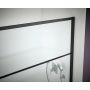 Kermi Walk-In XD WW3 ścianka prysznicowa 140 cm czarny soft/szkło z nadrukiem XDWW3140203PK zdj.2