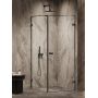 New Trendy Oxia Black kabina prysznicowa 80x80 cm kwadratowa prawa czarny mat/szkło przezroczyste AXJ-0300 zdj.3