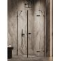 New Trendy Oxia Black kabina prysznicowa 90x80 cm prostokątna prawa czarny mat/szkło przezroczyste AXJ-0354-WU zdj.3