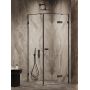 New Trendy Oxia Black kabina prysznicowa 80x80 cm kwadratowa prawa czarny mat/szkło przezroczyste AXJ-0348 zdj.3