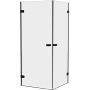 New Trendy Oxia Black kabina prysznicowa 80x80 cm kwadratowa czarny mat/szkło przezroczyste AXJ-0382 zdj.1