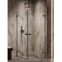 New Trendy Oxia Black kabina prysznicowa 80x80 cm kwadratowa czarny mat/szkło przezroczyste AXJ-0382 zdj.3