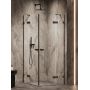 New Trendy Oxia Black kabina prysznicowa 90x80 cm prostokątna czarny mat/szkło przezroczyste AXJ-0398-WU zdj.3