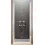New Trendy New Soleo drzwi prysznicowe 130 cm wnękowe chrom/szkło przezroczyste D-0168A zdj.1