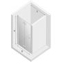 New Trendy New Soleo drzwi prysznicowe 100 cm wnękowe lewe chrom/szkło przezroczyste D-0135A zdj.2