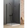 New Trendy New Soleo Black kabina prysznicowa 80x90 cm prostokątna prawa czarny mat/szkło przezroczyste D-0238A/D-0115B zdj.1