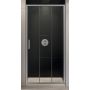 New Trendy Alta III drzwi prysznicowe 90 cm wnękowe chrom/szkło przezroczyste D-0253A zdj.1