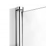 New Trendy Superia drzwi prysznicowe 90 cm wnękowe chrom/szkło przezroczyste D-0331A zdj.3