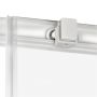New Trendy Prime White drzwi prysznicowe 120 cm wnękowe prawe biały mat/szkło przezroczyste D-0405A zdj.3