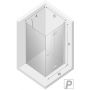 New Trendy New Soleo Black kabina prysznicowa 80x90 cm prostokątna prawa czarny mat/szkło przezroczyste D-0238A/D-0115B zdj.2