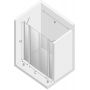 New Trendy New Soleo drzwi prysznicowe 150 cm wnękowe chrom/szkło przezroczyste D-0266A zdj.2