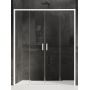 New Trendy Prime White 2D drzwi prysznicowe 170 cm biały mat/szkło przezroczyste D-0438A zdj.1