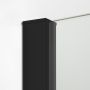 New Trendy New Modus Black ścianka prysznicowa Walk-In 110 cm boczna czarny półmat/szkło przezroczyste EXK-0081 zdj.4