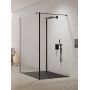 New Trendy New Modus Black ścianka prysznicowa Walk-In 110 cm boczna czarny półmat/szkło przezroczyste EXK-0081 zdj.1