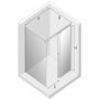 New Trendy Porta kabina prysznicowa 120x100 cm prostokątna prawa szkło przezroczyste EXK-1048/EXK-1196 zdj.2