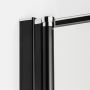 New Trendy Negra drzwi prysznicowe 90 cm wnękowe szkło przezroczyste EXK-1128 zdj.4