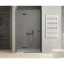 New Trendy Reflexa Black drzwi prysznicowe 130 cm wnękowe prawe czarny półmat/szkło przezroczyste EXK-4909 zdj.1