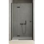 New Trendy Reflexa Black drzwi prysznicowe 140 cm wnękowe lewe czarny półmat/szkło przezroczyste EXK-1332 zdj.1