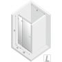 New Trendy Avexa drzwi prysznicowe 110 cm wnękowe lewe chrom/szkło przezroczyste EXK-1447 zdj.2