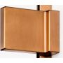 New Trendy Avexa Copper Brushed drzwi prysznicowe 130 cm wnękowe prawe miedź szczotkowana/szkło przezroczyste EXK-3542 zdj.5