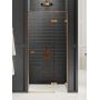 New Trendy Avexa Copper Brushed drzwi prysznicowe 100 cm wnękowe prawe miedź szczotkowana/szkło przezroczyste EXK-3536 zdj.1