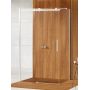 New Trendy Softi kabina prysznicowa 110x100 cm prostokątna przyścienna chrom/szkło przezroczyste EXK-3940 zdj.1
