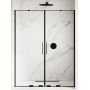 New Trendy Smart Black drzwi prysznicowe 160 cm wnękowe czarny półmat/szkło przezroczyste EXK-4121 zdj.1