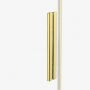 New Trendy Smart Light Gold drzwi prysznicowe 160 cm wnękowe jasnozłoty/szkło przezroczyste EXK-4219 zdj.5