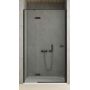 New Trendy Reflexa Black drzwi prysznicowe 130 cm wnękowe lewe czarny półmat/szkło przezroczyste EXK-4908 zdj.1