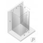 New Trendy Reflexa kabina prysznicowa 90x90 cm kwadratowa przyścienna prawa chrom/szkło przezroczyste EXK-5204 zdj.2