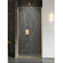 New Trendy Smart Gold Brushed drzwi prysznicowe 130 cm rozsuwane złoty szczotkowany/szkło przezroczyste EXK-7504 zdj.1