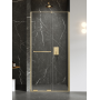 New Trendy Smart Gold Brushed drzwi prysznicowe 130 cm rozsuwane złoty szczotkowany/szkło przezroczyste EXK-7513 zdj.1